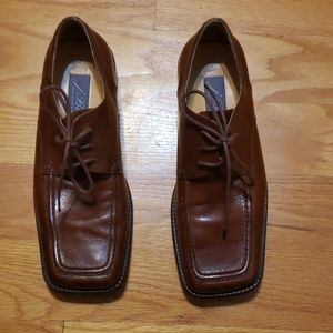 Men square toe dress shoes